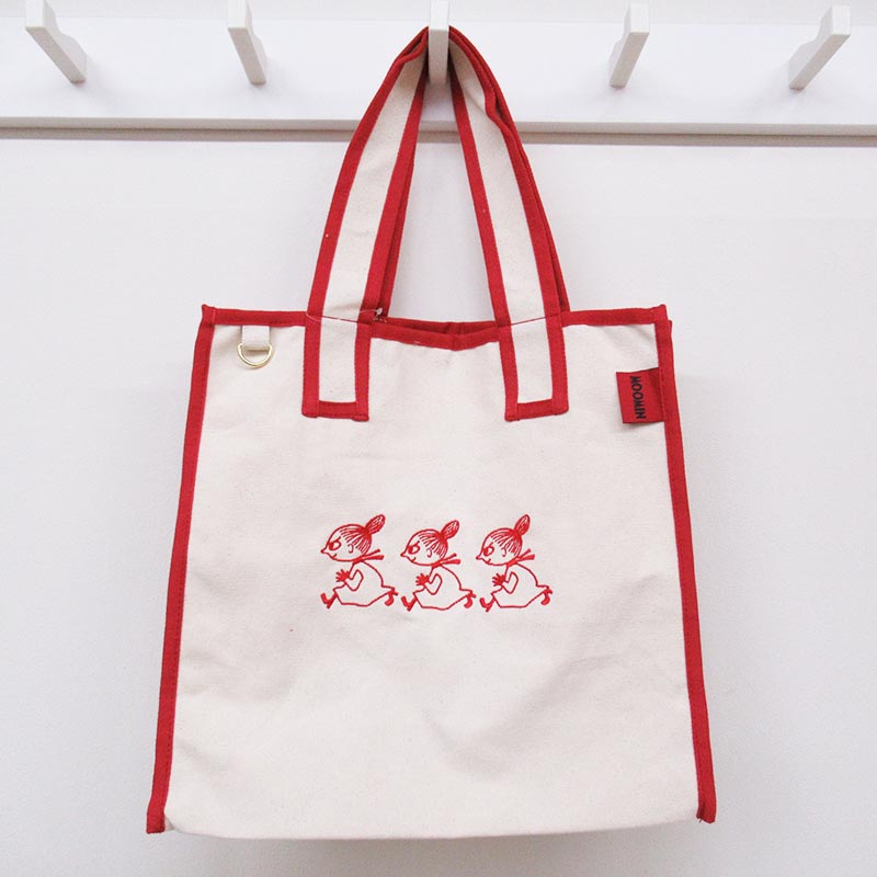 MOOMIN ムーミン　ビックスクエアトート　リトルミイ　整列